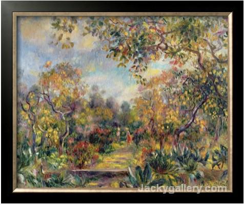 Landscape at Beaulieu c by Pierre Auguste Renoir paintings reproduction